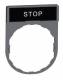 Schneider Electric ZBY2304C0 Schneider sign holder 30x40mm, with STOP sign, for Harmony