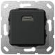 Gira 566910 HDMI Gender Changer application, matt black