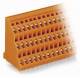 WAGO 737-324 Dreistock-Klemmenleiste für Leiterplatten 0,08-2,5 qmm orange