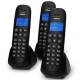 Profoon PDX-300 TRIPLE DECT telephone with 3 handsets Black