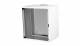 Equip Wandgehäuse 48,3 cm ( 19 Zoll ) 12U 540x400mm Glastür grau