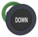Schneider Electric ZB5FA344 Schneider Drucktaster Front Flush Kunstst schwarz 30mm IP69K DOWN