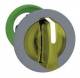 Schneider Electric ZB5FK1583C0 Schneider illuminated selector switch front, plastic, yellow, 3-position