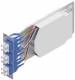 ZVK EasyLan LVSB06SCD00 splice drawer 3HE 7TE 6xSC-Duplex E09/125 OS2