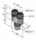 Turck YB2-FSM5-2FKM5.4-P7X3 distribution systems 2f Y-distributor with LED 6930547
