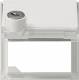 Gira 069466 System 2000 intermediate plate, lockable TX_44 rw