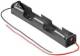 Goobay 11983 Batteriehalter , 2x Mignon ''AA'' - mit Anschlusskabel