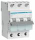 Hager built-out 3-pin C20 MCS320, Quick Connect plug-in technology