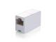Equip Inline-Koppler Cat5e RJ45 Goldkontakt weiß Polybeutel