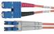 Telegärtner 100012123 TEGA fiber optic adapter cable 2xG50/125 OM4 1.0m 1xSC Duplex 1xLCD violet