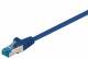 Goobay 94130 CAT 6a patch cable, S/FTP (PiMF), blue - LSZH halogen-free, copper