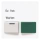 Jung A642B-2WW Abdeckung Taste grün/weiß für Ackermann Type 73642B alpinweiß