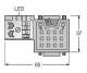 Turck FW-D9TLEDKU9PG-W-FC-ME-SH-8,5 Sub-D Steckverbinder abgewinkelt 6604220