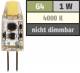 LED-Stiftsockellampe McShine ''Silicia COB'', G4, 1W, 110 lm, weiß