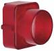 Berker 1222 light signal E10 hood red glass series