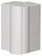 Hager BR651703H7035 Außeneck halogenf. BR 65x170mm Oberteil 80mm lichtgrau