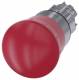 Siemens 3SU10501HB200AA0 emergency stop mushroom, pushbutton 22mm round red Drehent.