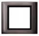 Merten 400115 AQUADESIGN frame 1-fold dark Brazilian