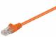 Goobay 95201 CAT 5e Patchkabel, U/UTP, Orange - CCA Kupfergemisch