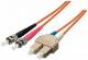 Equip fiber optic patch cable ST->SC 3.00m single mode duplex OS2 ge polybag