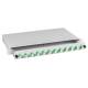 LWL-Patchpanel Spleisbox,48,3 cm ( 19 inch ), 24xE2000®/APC, 9/125um,