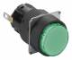 Schneider Electric XB6EAV3BP Schneider indicator light round green LED 24V monoblock IP65 D16mm