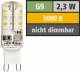 McShine ''Silicia'' LED pin base lamp, G9, 2.3W, 180 lm, warm white