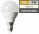 LED drop lamp McShine, E14, 8W, 600lm, 160°, 4000K, neutral white, Ø45x88mm