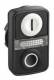 Schneider Electric ZB5AW7A1721 Schneider Leucht-Doppeldruck taster Bez.I flach ws Bez.O flach sw D22