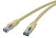 RED patch cable Cat.6a yellow 0.25m S/FTP, AWG 27/7, 2713-13-0086
