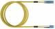 ZVK EasyLan LPD02400010 fiber optic patch cable P Duplex LCD/LSH E09/125 OS2 yellow 1.0m