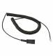 Plusonic 100-002-P Accessories Cable, QD-RJ9, (Agfeo, Siemens, Snom300)