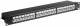 Goobay 90854 CAT 6a 19-Zoll Patch Panel, 24 Port - STP geschirmt, Schwarz