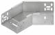 Niedax RBA 110.550 bend 45°, 110x552 mm, with unperforated side rails, band-galvanized