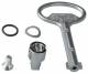 Hager FZ501N closure, univ, double bit, 3mm, 
