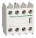 Schneider Electric LADC22 Schneider Hilfsschalterblock 2S2Ö unverzinkt fronts. 1S1Ö überlap.Schraub.