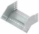 Niedax RFB 110.550 gutter fall bend 45° 110x552mm with ungel. side rail with strip galvanized