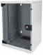 DIGITUS 254 mm (25,4 cm ( 10 inch )) 9U wall housing; 464x312x300 mm, gray