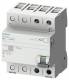 Siemens 5SV33244 FI switch type B 40A 1+N-pole 30mA 230V 4TE short-term galvanized