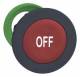 Schneider Electric ZB5FA435 Schneider push button front flush plastic red 30mm IP69K OFF in white