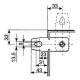 Schneider Electric NSYFCMX Schneider 4xWandbefestigungslaschen Edelstahl 304