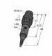 Turck Opto Sensor, retro-reflective sensor with polarization filter 3092545