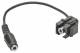 Hager GMKAUDIO1 Keystone insert jack 3.5mm for Keystone mounting frame hfr
