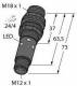 Turck S18-2VPFF75-Q8 Opto Sensor, reflection light scanner 3091088