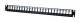 Keystone,Modulträger, 48,3 cm ( 19 Zoll )Patchpanel für 24xTP-Modul, 1HE(ohne Kabelabfang Schiene), Schwarz,