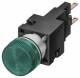 Siemens 3SB2204-6BC06 Leuchtmelder rot 16mm mit Lampenfassung
