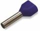 WAGO 216-545 Aderendhülse 2x2,5qmm 12mm Twin blau