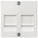 Siemens 5TG2056 DELTA i-system, titanium white A, with shutter for carrying plates
