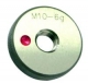 MIB Messzeuge 08088451 Thread ring gauges DIN 13 6g NO GO gauge steel M2, 5x0, 45mm