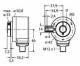 TURCK Ri-12H10T-2B2500-H1181 Rotative, metrology Inkrement.Drehgeber 1545218